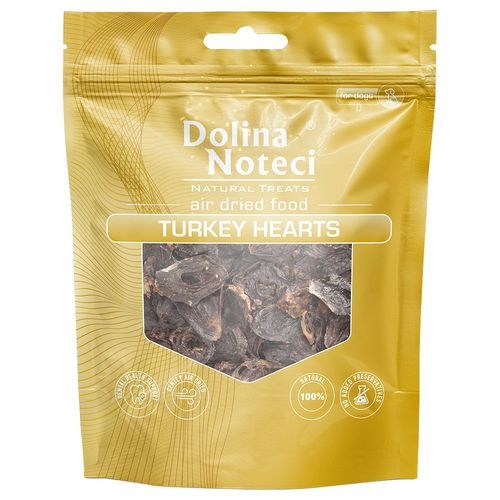 Dolina Noteci Dog Natural Treats Kalkonhjärtan - 150 g