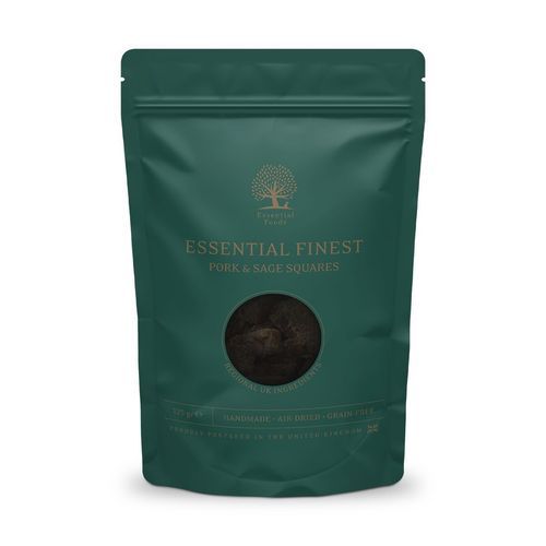 Essential Foods Finest Squares Hundgodis Gris & Salvia 125 g