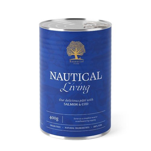 Essential Foods Nautical Living Paté Våtfoder till Hund 400 g