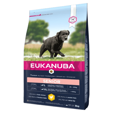 Caring Senior Large Breed Chicken 12 kg - Hund - Hundmat & hundfoder - Torrfoder för hund - Eukanuba - ZOO.se