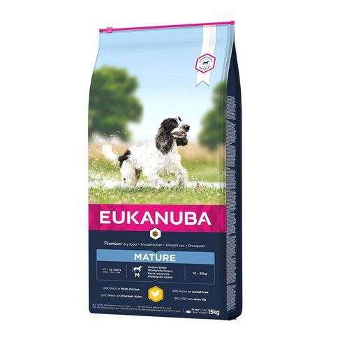 Eukanuba Dog Mature Medium Breed Chicken (15 kg)