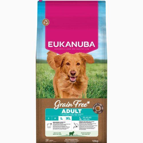 Eukanuba Grain Free Adult Large & Giant Lamb - 12 kg