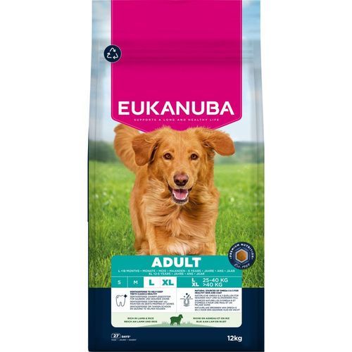 Eukanuba Premium Nutrition Adult Large & Giant Breed Lamb & Rice - 12 kg