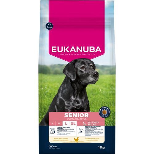 Eukanuba Premium Nutrition Senior Large & Giant Breed Chicken - 15 kg