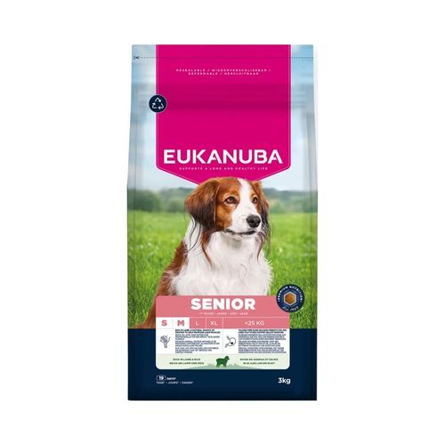 Eukanuba Senior Small-Medium Breed Lamb & Rice - 3 kg