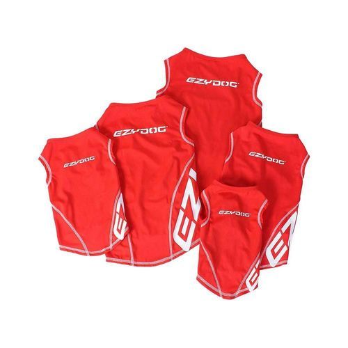 UV-skydd Ezydog Rashie Hundtröja Röd XS 30-34 cm