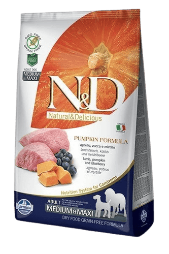 Dog N&D Pumpkin Lamb & Blueberry Adult Medium/Maxi 2,5 kg