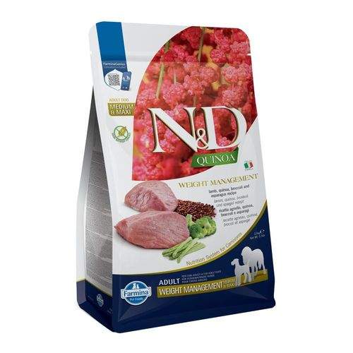 Farmina N&D Quinoa Dog Weight Management Lamb (2,5 kg)