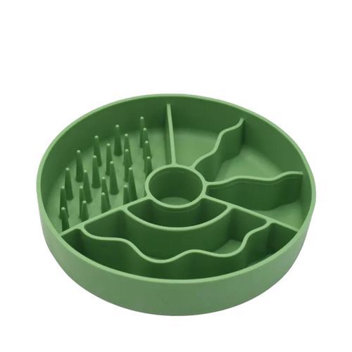 Fiboowl Slowfeeder-skål Grön