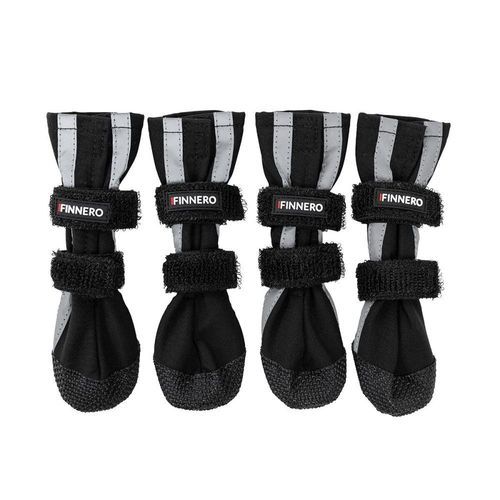 FinNero Halla Softshellboots med Reflex Svart 4-pack (S)