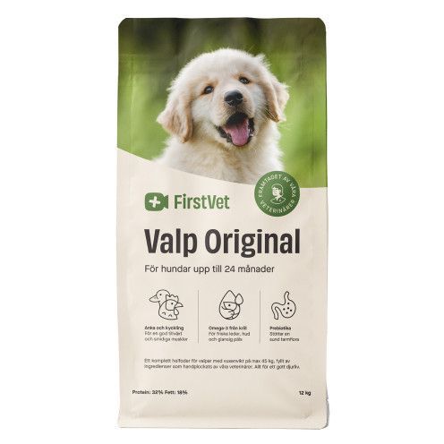 FirstVet Valp Original - för hundar upp till 24 månader - 12 kg