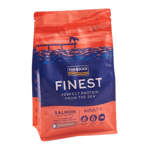 Adult Finest med lax Små bitar 1,5 kg - Hund - Hundmat & hundfoder - Torrfoder för hund - Fish4Dogs - ZOO.se
