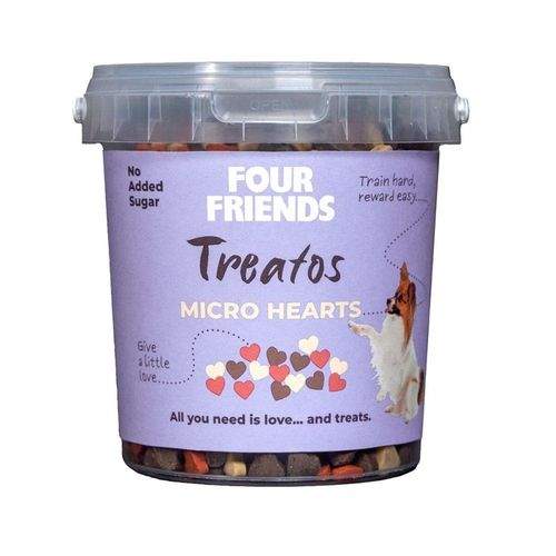 Four Friends Treatos Micro Hearts 500 g