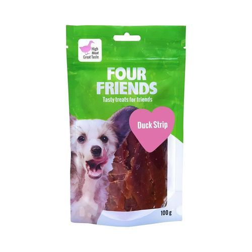 FourFriends Hundgodis - Duck Strip / 100 g