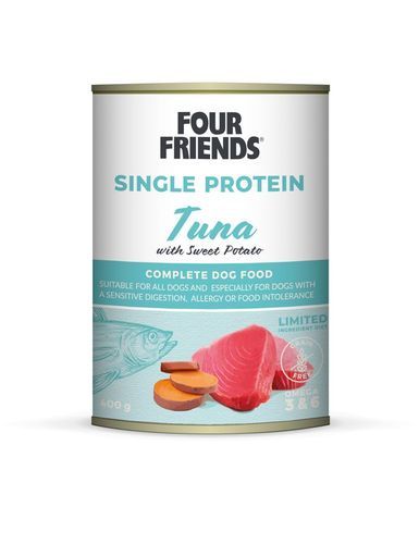 Single Protein Tuna & Sweet Potato Våtfoder för hund - 6 st x 400 g