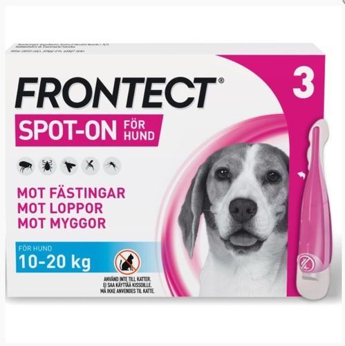 Frontect 10-20 kg, spot-on, lösning 3x2 ml