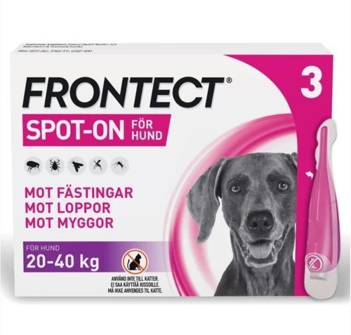 Frontect 20-40 kg, spot-on, lösning 3x4 ml