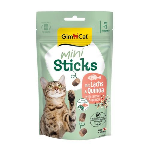 GimCat Mini Sticks - Lax med quinoa (50 g)