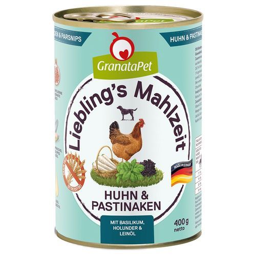 Granatapet Liebling's Mahlzeit 6 x 400 g - Kyckling & palsternacka