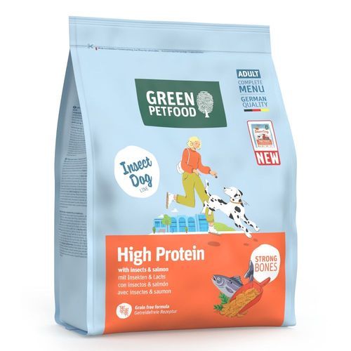 Green Petfood InsectDog High Protein med insekter & lax - 900 g