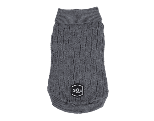 Stickad tröja Comfort, 25cm, Grå