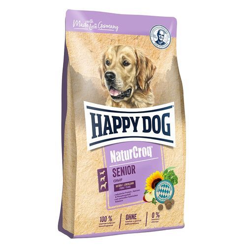 Ekonomipack: 2 stora påsar Happy Dog NaturCroq Senior (2 x 15 kg)