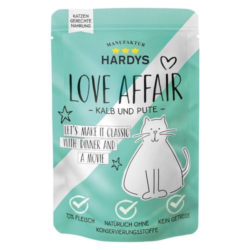 Hardys LOVE AFFAIR 12 x 100 g - Kalv med Kalkon