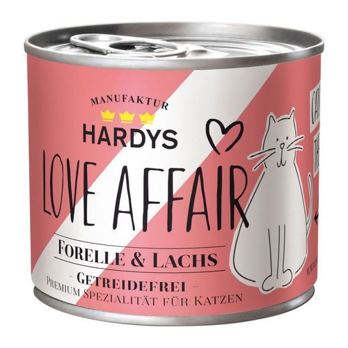 Hardys LOVE AFFAIR 6 x 200 g / 185 g - Lax och öring (6 x 185 g)