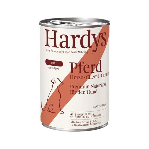 Hardys Pur 6 x 400 g - Häst