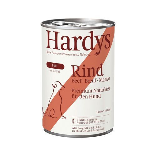 Hardys Pur 6 x 400 g - Nötkött