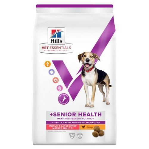 Hill's Vet Essentials Canine +Senior Health Medium & Large Mature Adult 7+ 10 kg