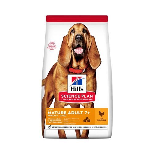 Hill's Dog Mature Adult 7+ Medium Light Chicken - 2.5 kg