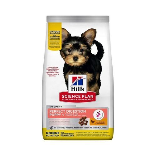 Hill's SCIENCE PLAN Perfect Digestion Small & Mini Valpfoder med Kyckling & Ris - 1,5 kg