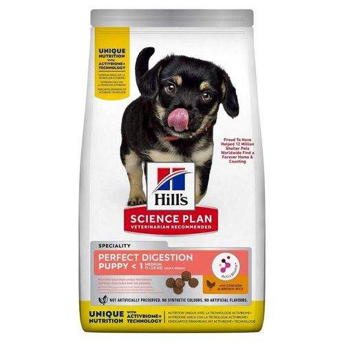 Hill's Science Plan Puppy Medium Perfect Digestion Chicken (12 kg)