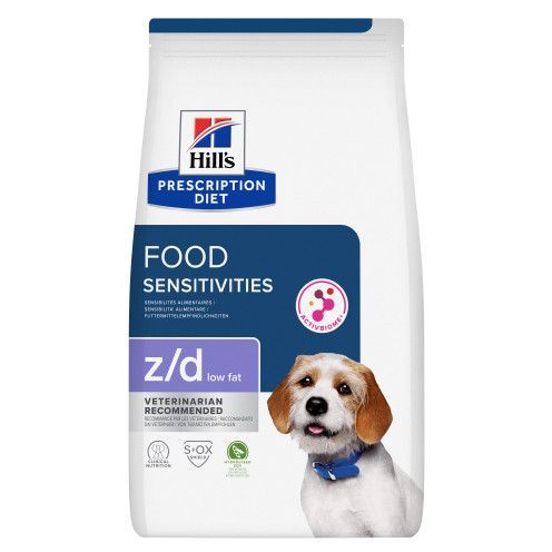 Prescription Diet z/d Low Fat Adult Food Sensitivities Torrfoder till Hund - 1,5 kg