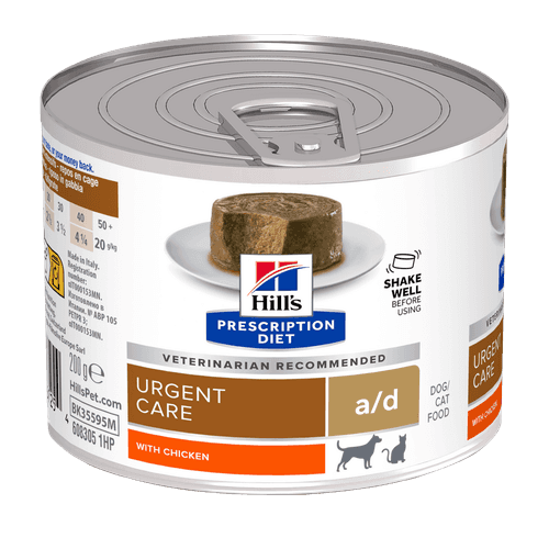 Prescription Diet a/d Restorative Care Hund- och Kattfoder med Kyckling - 12 x 200 g