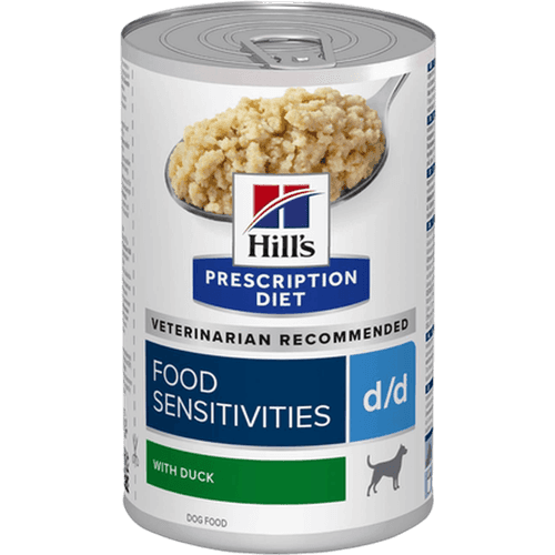 d/d Food Sensitivities Duck 370 g x 12 - Hund - Hundmat & hundfoder - Veterinärfoder för hund - Hill's Prescription Diet Dog - ZOO.se