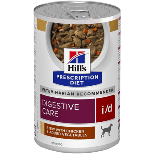 i/d Digestive Care Chicken & Vegetables Stew Canned - Wet Dog Food 354 g x 12 - Hund - Hundmat & hundfoder - Veterinärfoder för hund - Hill's Prescription Diet Dog - ZOO.se