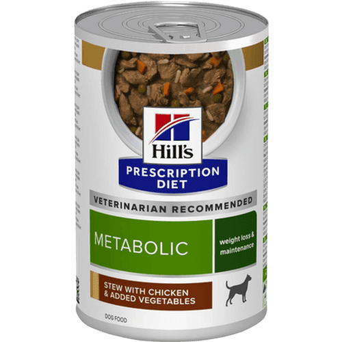 Metabolic Stew Chicken & Vegetables 354 g x 12 - Hund - Hundmat & hundfoder - Veterinärfoder för hund - Hill's Prescription Diet Dog - ZOO.se
