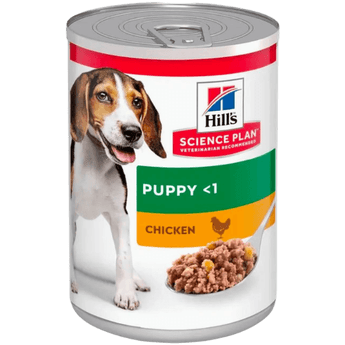 Puppy Savory Chicken Canned - Wet Dog Food 370 g x 12 - Hund - Hundmat & hundfoder - Våtmat & Våtfoder för hund - Hills Science Plan - ZOO.se