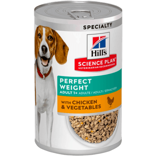 Adult Perfect Weight Chicken & Vegetables Canned - Wet Dog Food 12 x 363 g