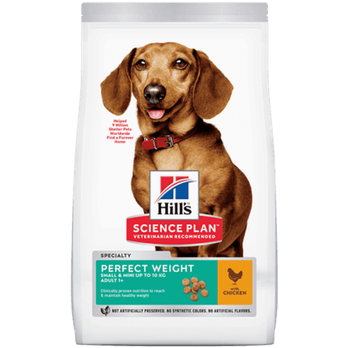 Adult Perfect Weight Small & Miniature Chicken - Dry Dog Food 6 kg