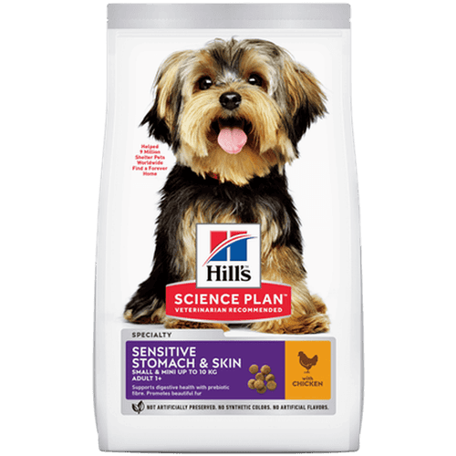 Adult Stomach & Skin Small & Miniature Chicken - Dry Dog Food 1,5 kg