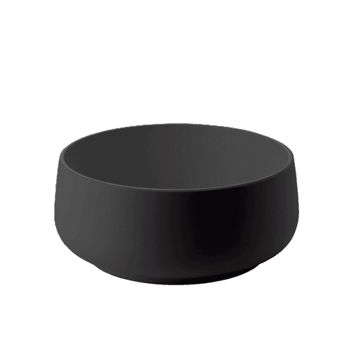 Bowl Vara Melamine black 16 cm - Hund - Matplats & Vattenautomater för hund - Hundmatskålar & Vattenskålar för hund - Hunter - ZOO.se