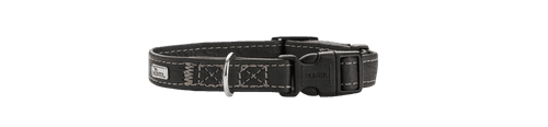 Collar Canadian UP Cowleather Black 16-22/XXS-XS - Hund - Hundbäddar & Dynor - Hundbäddar & hundsängar - Hunter - ZOO.se