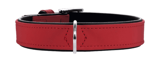 Collar Softie Artificial Leather Red/Black 60/M-L - Hund - Hundbäddar & Dynor - Hundbäddar & hundsängar - Hunter - ZOO.se