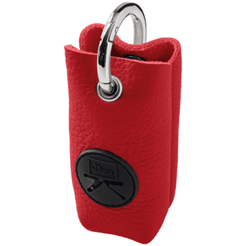 Dog Waste Bag Dispenser Yuna Red 10x5cm + One Roll Of Poo Bags