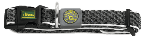 Hundhalsband Hilo Vario Basic Mesh Antracit S-M 30-43cm