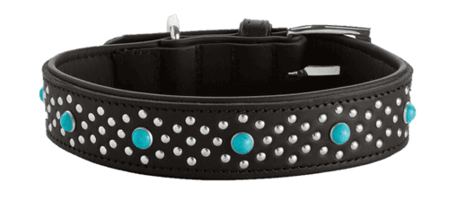 Hundhalsband Madona Svart M-L 60 - Halsmått 40-50cm