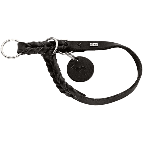 Hundhalsband Ställbart Solid Education Svart L-XL - Halsmått 55-60cm